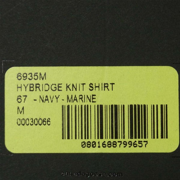 CANADA GOOSE カナダグース 国内正規品 サザビーリーグ 6935M HyBridge Knit ハイブリッジ ダウン シャツ  レディース ニット ネイビー系 M【新古品】【未使用】【中古】