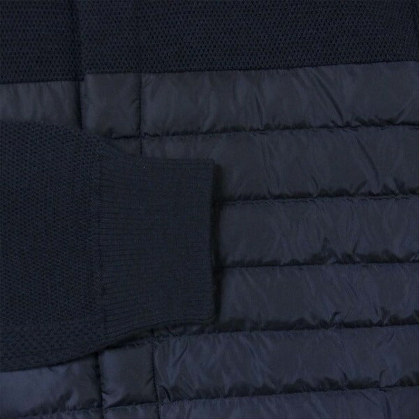 CANADA GOOSE カナダグース 国内正規品 サザビーリーグ 6935M HyBridge Knit ハイブリッジ ダウン シャツ  レディース ニット ネイビー系 M【新古品】【未使用】【中古】