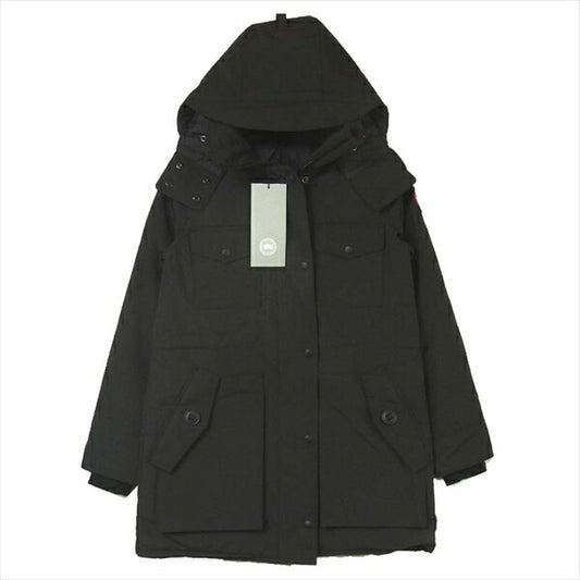 CANADA GOOSE カナダグース 国内正規品 サザビーリーグ 5806L カナダ製 ガブリオラパーカー レディース ダウンジャケット ブラック系 XS【新古品】【未使用】【中古】
