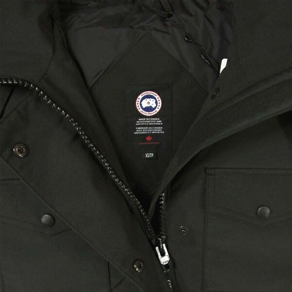 CANADA GOOSE カナダグース 国内正規品 サザビーリーグ 5806L カナダ製 ガブリオラパーカー レディース ダウンジャケット ブラック系 XS【新古品】【未使用】【中古】