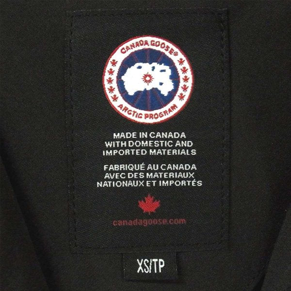 CANADA GOOSE カナダグース 国内正規品 サザビーリーグ 5806L カナダ製 ガブリオラパーカー レディース ダウンジャケット ブラック系 XS【新古品】【未使用】【中古】