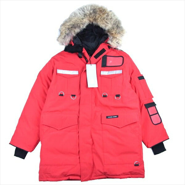 CANADA GOOSE カナダグース 国内正規品 サザビーリーグ 8501M RESOULTE PARKA リゾルト パーカー ダウン ジャケット レッド系 XS【新古品】【未使用】【中古】