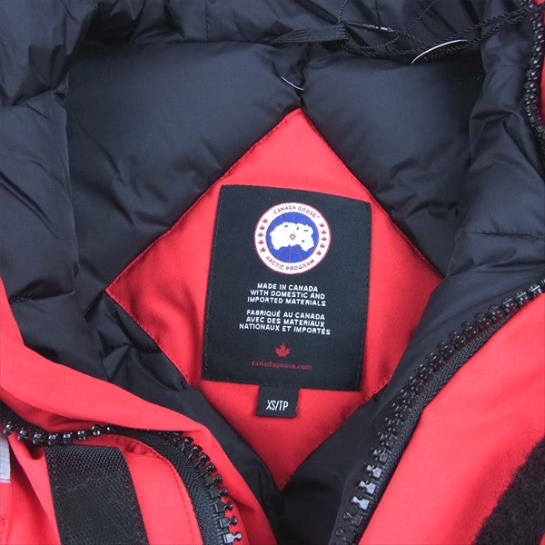 CANADA GOOSE カナダグース 国内正規品 サザビーリーグ 8501M RESOULTE PARKA リゾルト パーカー ダウン ジャケット レッド系 XS【新古品】【未使用】【中古】