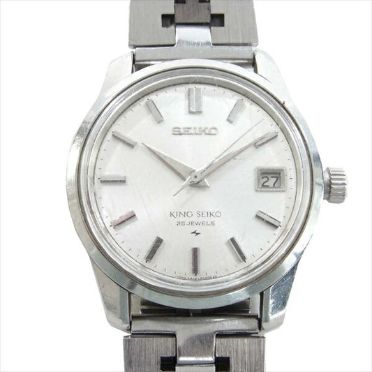 SEIKO セイコー 4402-8000 キングセイコー 手巻き 腕時計 時計 ウォッチ シルバー【中古】