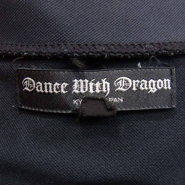 DANCE WITH DRAGON ダンスウィズドラゴン D1-178101 ハーフジップ ジャケット 黒系 ２【中古】