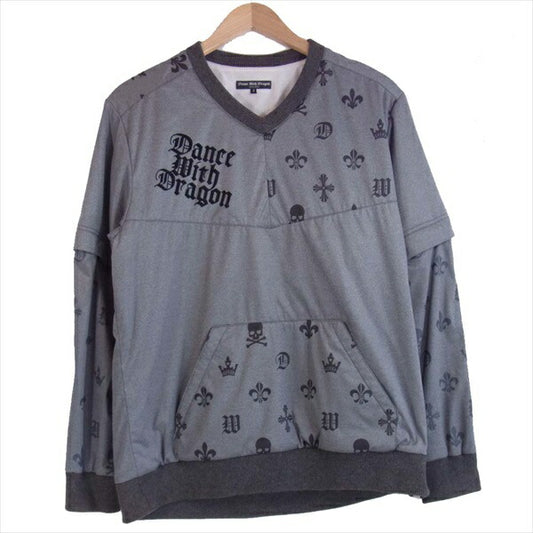 DANCE WITH DRAGON ダンスウィズドラゴン D1-321101 2way スニード ウィンド ジャケット グレー系 3【中古】