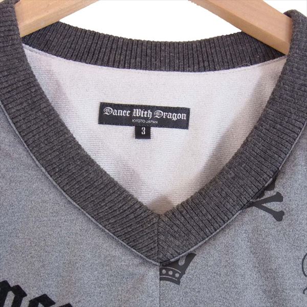 DANCE WITH DRAGON ダンスウィズドラゴン D1-321101 2way スニード ウィンド ジャケット グレー系 3【中古】