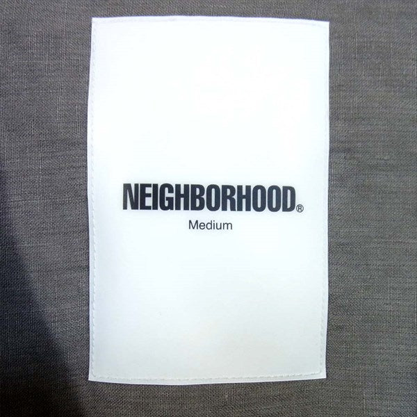 NEIGHBORHOOD ネイバーフッド 201SPNH-SHM02 20SS HABANA リネン キューバ シャツ 長袖シャツ グレー系 M【中古】