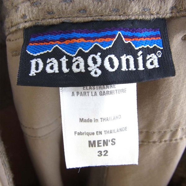 patagonia パタゴニア 09年製 83500  ROCK GUIDE PANTS ロックガイドパンツ パンツ カーキ(サンドベージュ)系 32【中古】