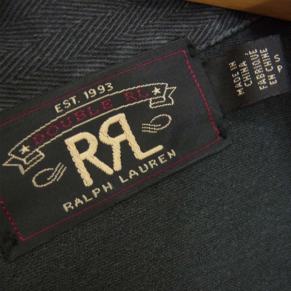 RRL ダブルアールエル 782726331001 ヘリンボーン デニム カバーオール 長袖シャツ グレー系 SP【中古】