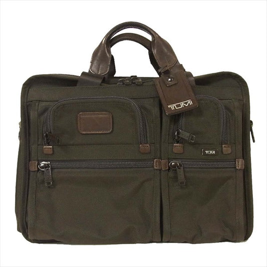 TUMI トゥミ 26141BH エクスパンダー ブリーフケース ビジネスバッグ ブラウン系【中古】