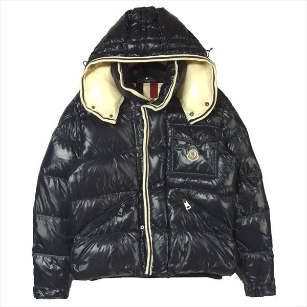MONCLER モンクレール 国内正規品 BRANSON ブランソン ダウン ジャケット ダークネイビー系 1【美品】【中古】