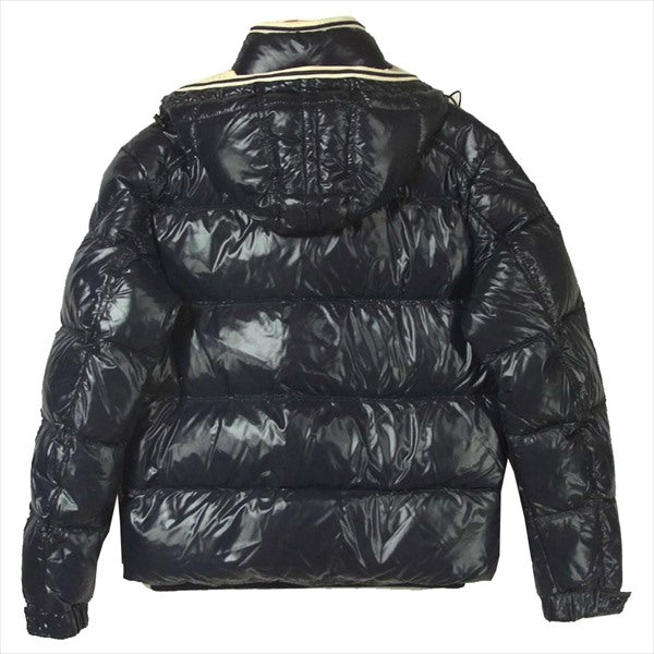 MONCLER モンクレール 国内正規品 BRANSON ブランソン ダウン ジャケット ダークネイビー系 1【美品】【中古】