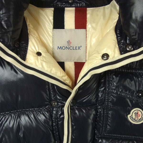MONCLER モンクレール 国内正規品 BRANSON ブランソン ダウン ジャケット ダークネイビー系 1【美品】【中古】