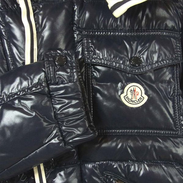 MONCLER モンクレール 国内正規品 BRANSON ブランソン ダウン ジャケット ダークネイビー系 1【美品】【中古】