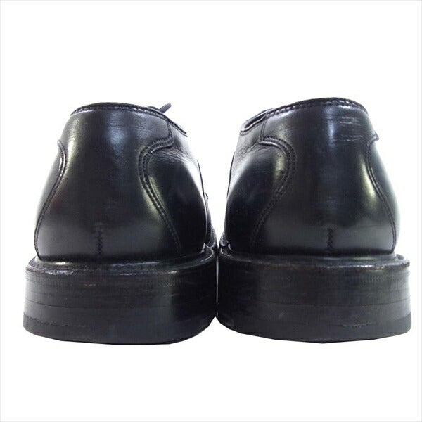 ALDEN オールデン 5551 × BEAMS レザー プレーントゥ ドレスシューズ ブーツ 黒系 UK8【中古】