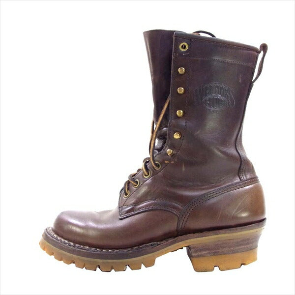 WHITE'S BOOTS ホワイツブーツ スモークジャンパー レザー ブーツ ブラウン系 39【中古】