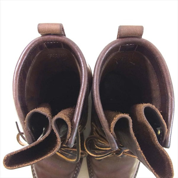 WHITE'S BOOTS ホワイツブーツ スモークジャンパー レザー ブーツ ブラウン系 39【中古】