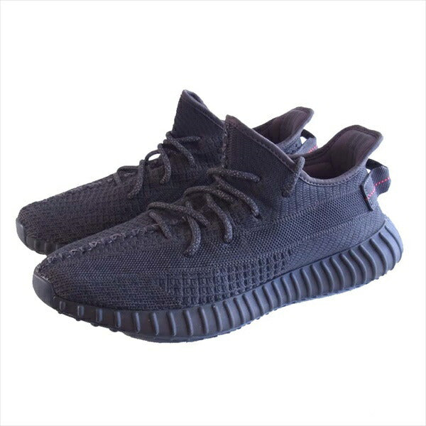 adidas アディダス イージーブースト YEEZY BOOST 国内正規品 FU9006 350 V2 BLACK ローカット スニーカー グレー系 27.5㎝【美品】【中古】