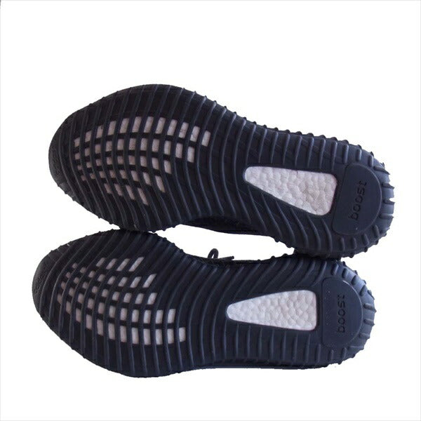 adidas アディダス イージーブースト YEEZY BOOST 国内正規品 FU9006 350 V2 BLACK ローカット スニーカー グレー系 27.5㎝【美品】【中古】