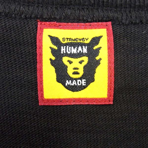 HUMAN MADE ヒューマンメイド DRY ALLS ロゴ ダックプリント 半袖Tシャツ 日本製 Tシャツ ブラック系 L【中古】