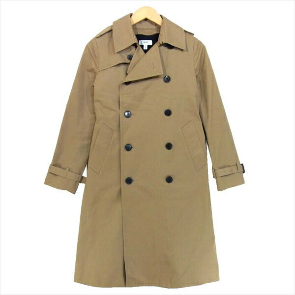 HYKE ハイク 132-17005 ライナー付 トレンチ ウール 日本製 レディース トレンチコート ベージュ系 2【中古】