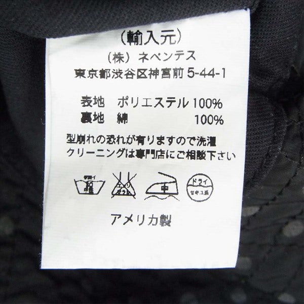 Engineered Garments エンジニアードガーメンツ BUCKET HAT ポプリン ドット バケット ハット 帽子 黒系 M【中古】