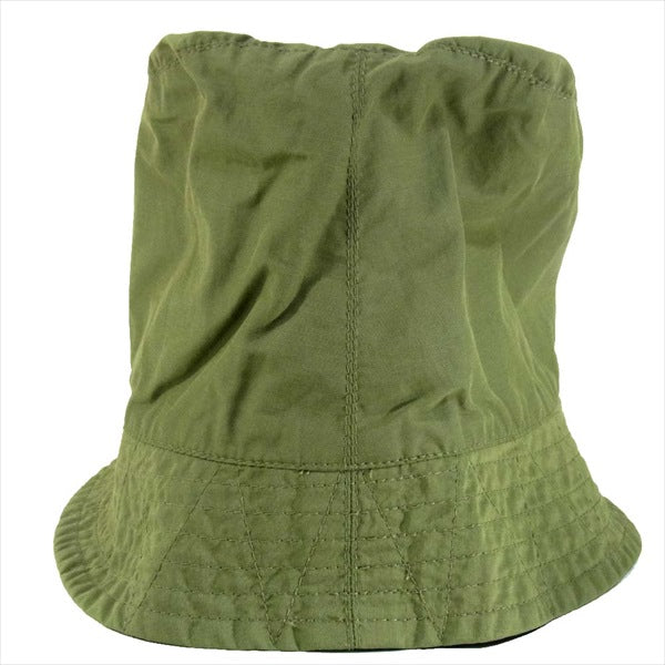 Engineered Garments エンジニアードガーメンツ ポプリン バケットハット 帽子 カーキ(オリーブグリーン)系 M【中古】