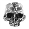 GABOR ガボール ギャラ付き large skull ring without joe ウィズアウトジョー ラージスカル リング シルバー JP♯23【中古】