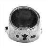 GABOR ガボール ギャラ付き large skull ring without joe ウィズアウトジョー ラージスカル リング シルバー JP♯23【中古】