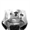 GABOR ガボール ギャラ付き large skull ring without joe ウィズアウトジョー ラージスカル リング シルバー JP♯23【中古】