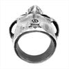 GABOR ガボール ギャラ付き large skull ring without joe ウィズアウトジョー ラージスカル リング シルバー JP♯23【中古】