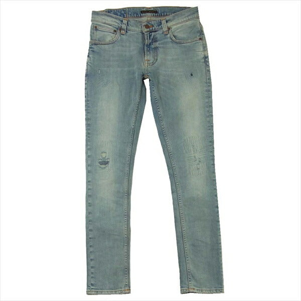 Nudie Jeans ヌーディージーンズ Tight Terry Electric Ocean ストレッチ デニム パンツ インディゴブルー系 W29 L30【美品】【中古】