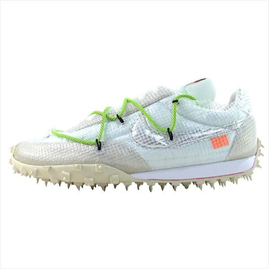 NIKE ナイキ CD8180-100 × オフホワイト Off-White 国内正規 WAFFLE RACER ワッフル レーサー スニーカー ホワイト系 27.5cm【新古品】【未使用】【中古】