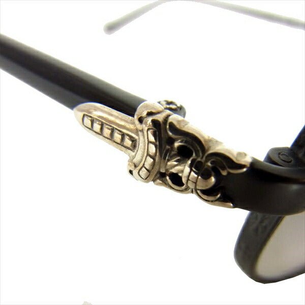 CHROME HEARTS クロムハーツ（原本無） RED サイドダガー アイウェア サングラス 度入り 眼鏡 ブラック系【中古】