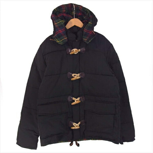 FRANKLIN&MARSHALL フランクリンマーシャル ナイロン ダッフルコート ジャケット 黒系 M【中古】