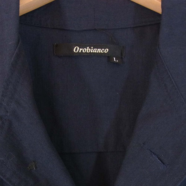 Orobianco オロビアンコ OBK513B メンズ シャツ ジャケット ネイビー系 L【中古】