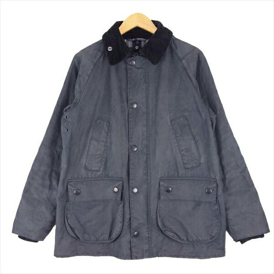 Barbour バブアー 英国製 BEDALE SL ビデイル SL オイルド ジャケット ブラック系 -【中古】
