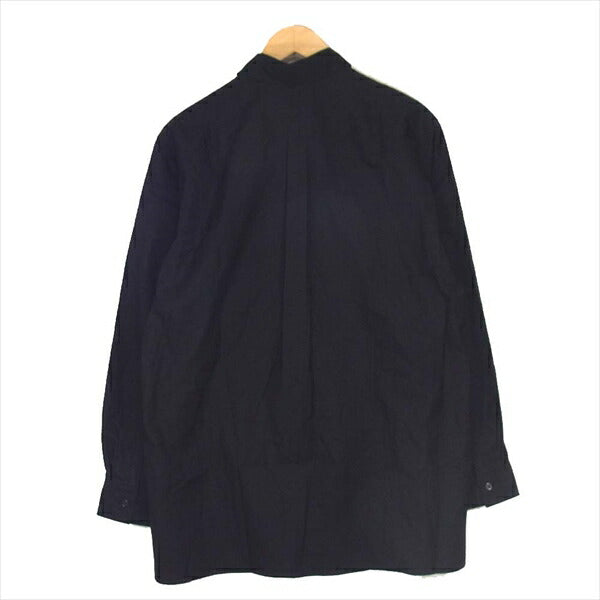 Yohji Yamamoto ヨウジヤマモト UB-B56-084 S'YTE 100/2 Broad Splash Paint Processing Shirt ブロード スプラッシュペイント 長袖シャツ 黒系 4【新古品】【未使用】【中古】