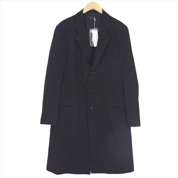 Yohji Yamamoto ヨウジヤマモト UB-J29-912 S'YTE Pe/Rayon ギャバジン ストレッチ ロングジャケット コート 黒系 4【新古品】【未使用】【中古】
