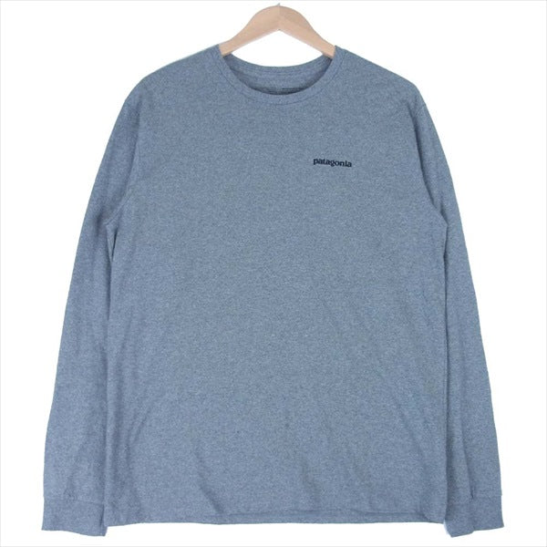patagonia パタゴニア L/S P-6 LOGO RESPONSIBILI-TEE 38581SP20 長袖 Tシャツ グレー系 S【美品】【中古】