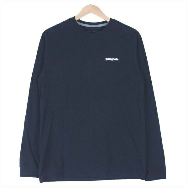 patagonia パタゴニア L/S P-6 LOGO RESPONSIBILI-TEE 38581SP20 長袖 Tシャツ ブラック系 S【美品】【中古】