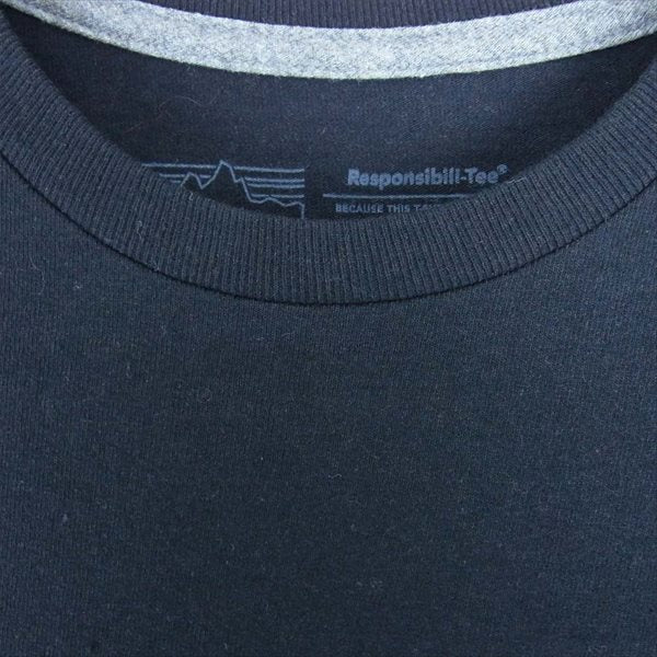 patagonia パタゴニア L/S P-6 LOGO RESPONSIBILI-TEE 38581SP20 長袖 Tシャツ ブラック系 S【美品】【中古】