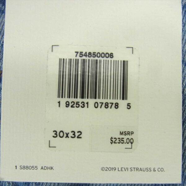 KITH キス × リーバイス Levi's AOP 501 デニム パンツ インディゴ