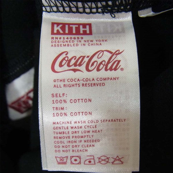 KITH キス × コカ コーラ Coca-Cola 1/4 Zip Rugby スウェット