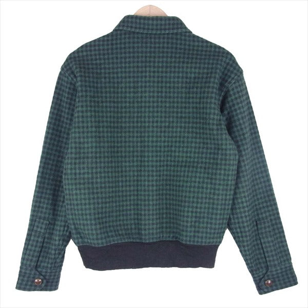 TENDERLOIN テンダーロイン T-LUMBERJACK ウール ランバー ブルゾン ジャケット グリーン×ブラック Ｓ【中古】