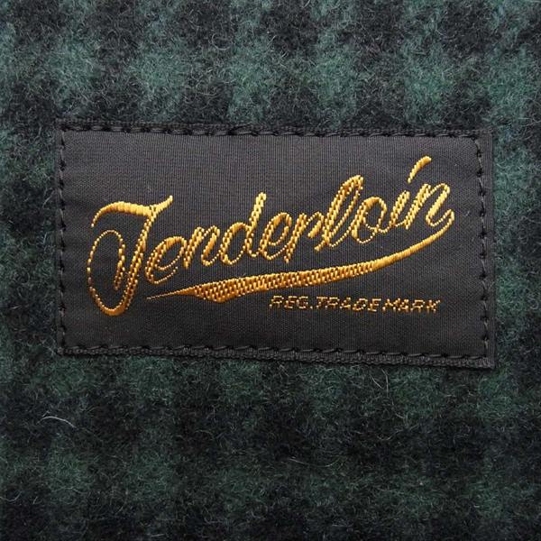 TENDERLOIN テンダーロイン T-LUMBERJACK ウール ランバー ブルゾン ジャケット グリーン×ブラック Ｓ【中古】