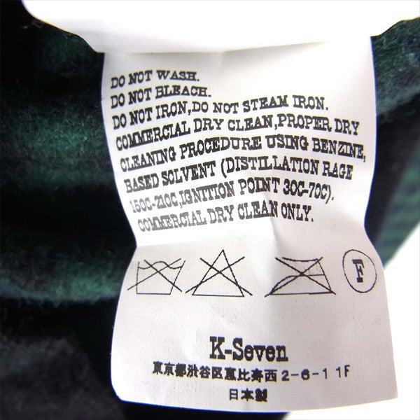 TENDERLOIN テンダーロイン T-LUMBERJACK ウール ランバー ブルゾン ジャケット グリーン×ブラック Ｓ【中古】