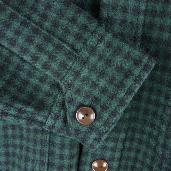 TENDERLOIN テンダーロイン T-LUMBERJACK ウール ランバー ブルゾン ジャケット グリーン×ブラック Ｓ【中古】