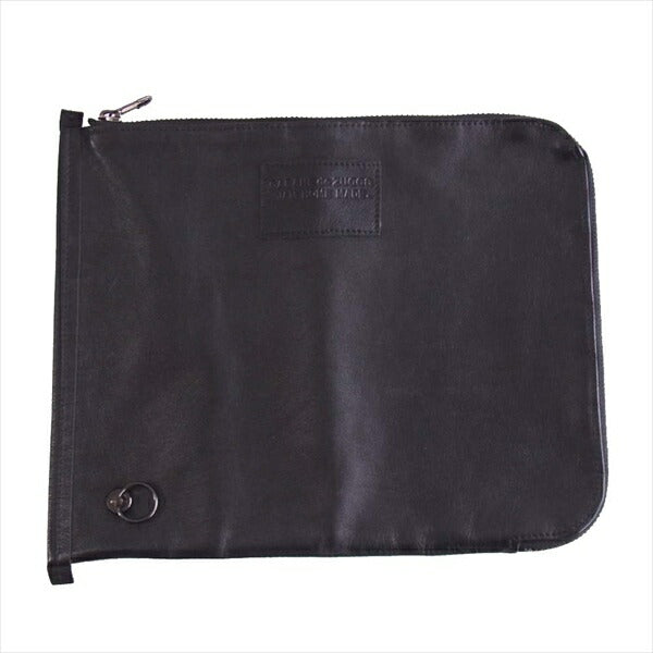 CABANE de ZUCCa カバンドズッカ × ジャムホームメイド JAM HOME MADE ダブルネーム クラッチ バッグ 黒系【中古】